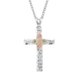 thumbnail image 1 of Mt.Rushmore Black Hills Silver Cross Necklace, 1 of 3