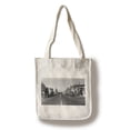 thumbnail image 1 of Mt. Shasta, California - Street View of Mt. Shasta City (100% Cotton Tote Bag - Reusable), 1 of 1