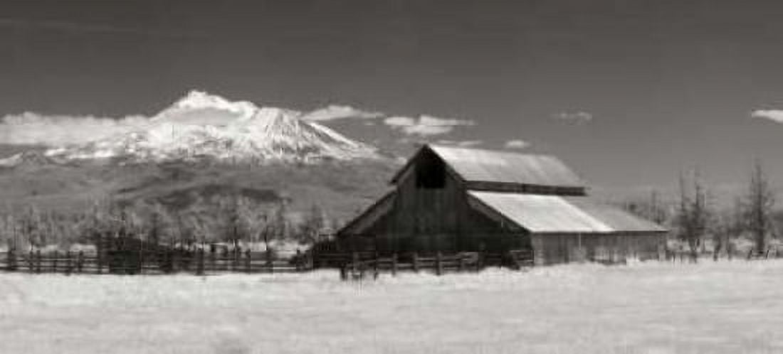 Mt Shasta I Canvas Art - George Johnson (24 x 48)