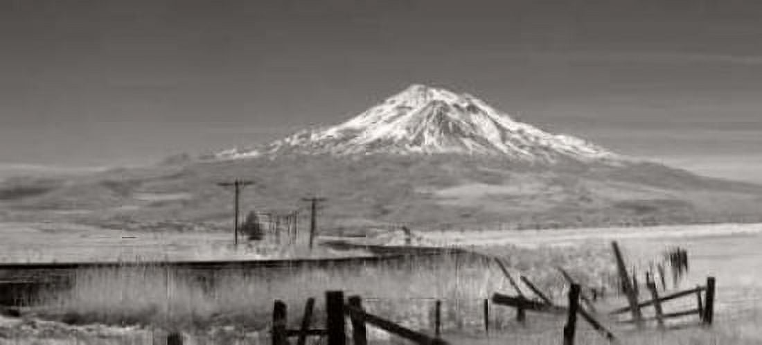 Mt Shasta II Canvas Art - George Johnson (10 x 20)