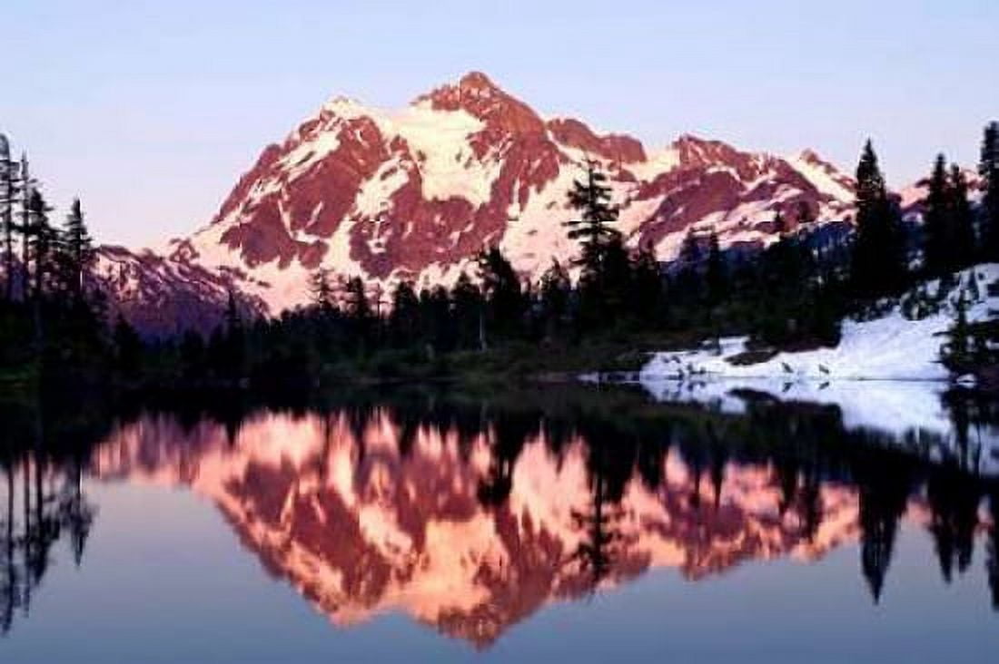 Mt Shuksan Sunset Canvas Art - Douglas Taylor (12 x 18)