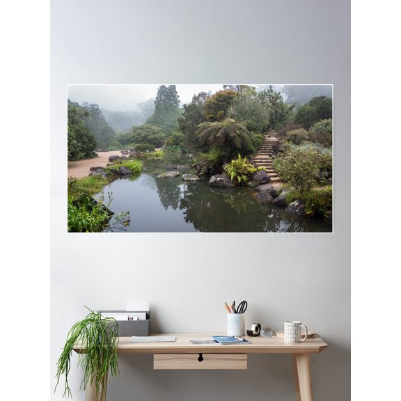Mt Tomah Pond Poster Wall Art, Modern Wall Decor For Living Room Bedroom, 16x24 UNFRAMED