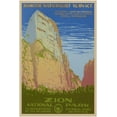 thumbnail image 1 of Mt. Zion - Utah - National Park Service Poster (24x36Inches), 1 of 6
