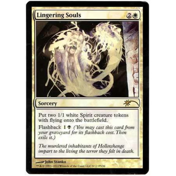 MtG 2012 Core Set Promo Lingering Souls [FNM 2012] #9