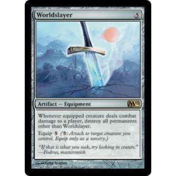 MtG 2012 Core Set Rare Worldslayer #222