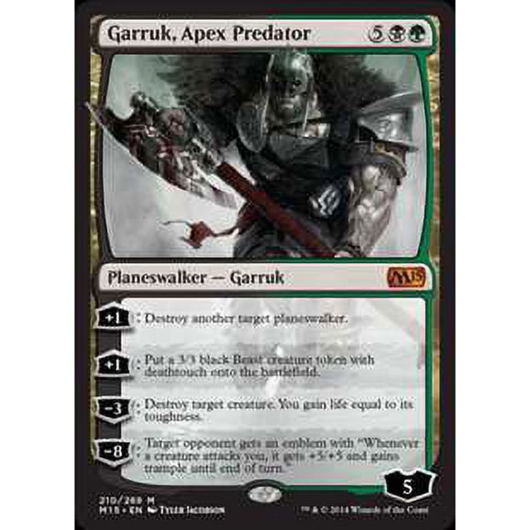 MtG 2015 Core Set Mythic Rare Garruk, Apex Predator #210 - Walmart.com MtG 2015 Core Set Mythic Rare Garruk, Apex Predator #210 - Walmart.com