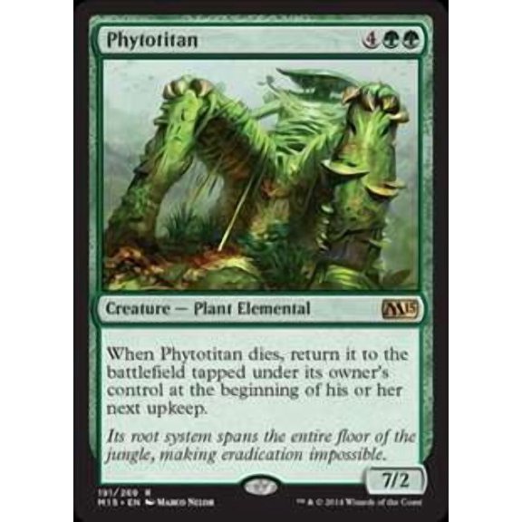 MtG 2015 Core Set Rare Phytotitan [FOIL] #191