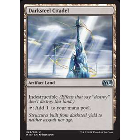 MtG 2015 Core Set Uncommon Darksteel Citadel #242