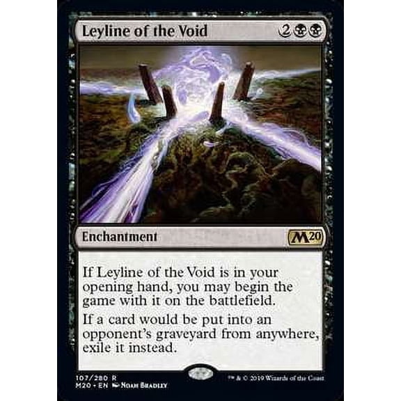 MtG 2020 Core Set Rare Leyline of the Void #107