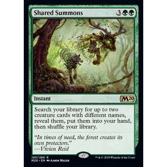 MtG 2020 Core Set Rare Shared Summons (Foil) #193