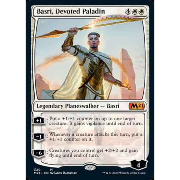 MtG 2021 Core Set Mythic Rare Basri, Devoted Paladin [Foil] #320