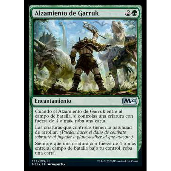 MtG 2021 Core Set Uncommon Garruk's Uprising #186