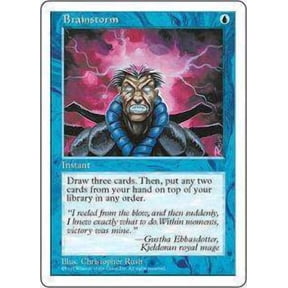 MtG 5th Edition Common Brainstorm