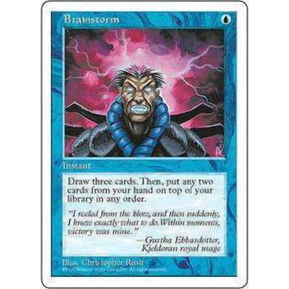 MtG 5th Edition Common Brainstorm