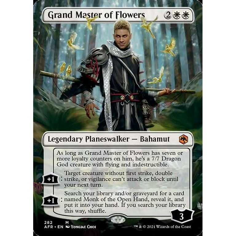 Adventures in the Forgotten Realms Grand Master of Flowers Standard Deck  Protector Sleeves (100ct) for Magic: The Gathering