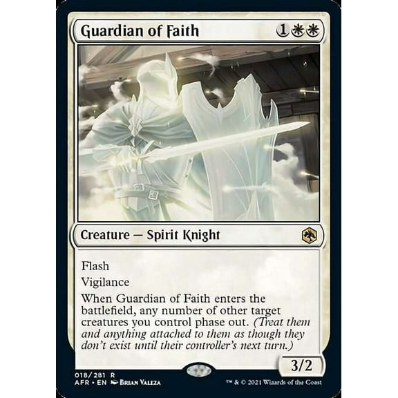 MtG Adventures in the Forgotten Realms Rare Guardian of Faith #18