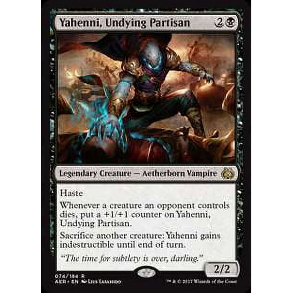 MtG Aether Revolt Rare Yahenni, Undying Partisan #74