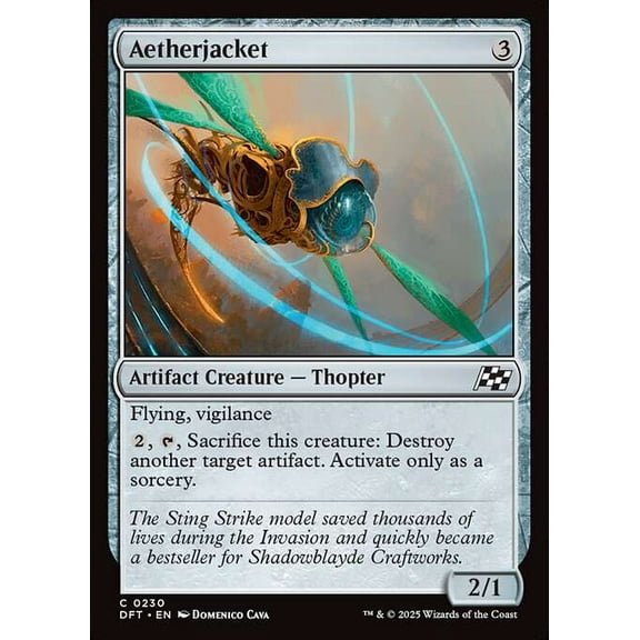 MtG Aetherdrift Common Aetherjacket (FOIL) #230