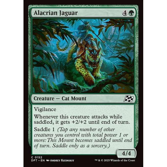 MtG Aetherdrift Common Alacrian Jaguar #152