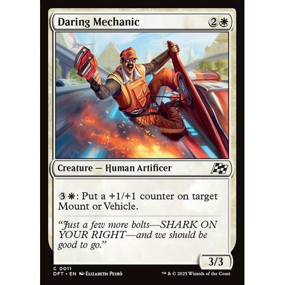MtG Aetherdrift Common Daring Mechanic #11