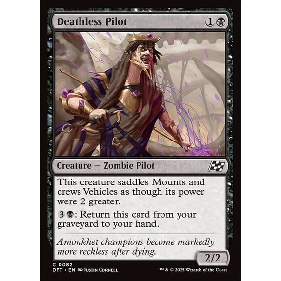 MtG Aetherdrift Common Deathless Pilot #82