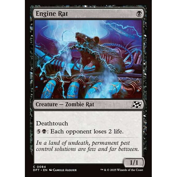 MtG Aetherdrift Common Engine Rat #84