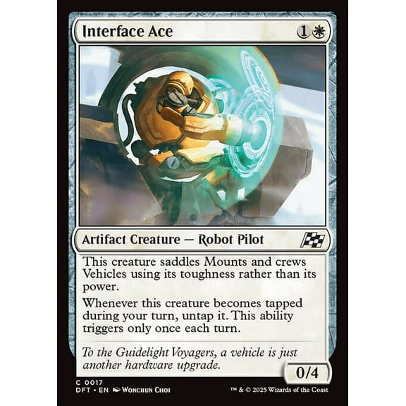 MtG Aetherdrift Common Interface Ace #17