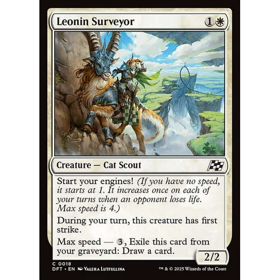 MtG Aetherdrift Common Leonin Surveyor #18