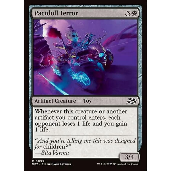 MtG Aetherdrift Common Pactdoll Terror #99