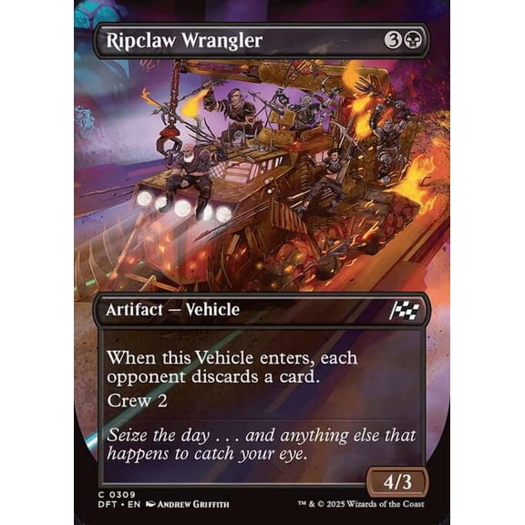 MtG Aetherdrift Common Ripclaw Wrangler [Revved Up] #309