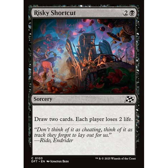 MtG Aetherdrift Common Risky Shortcut #103