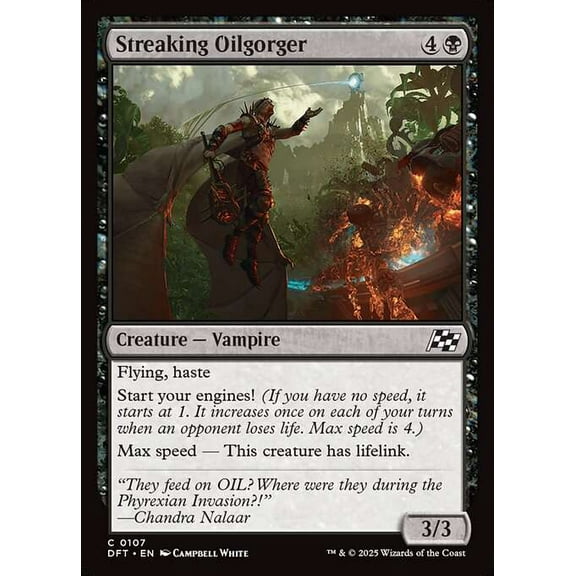MtG Aetherdrift Common Streaking Oilgorger #107