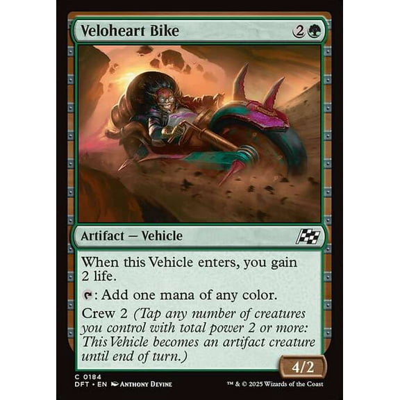 MtG Aetherdrift Common Veloheart Bike #184