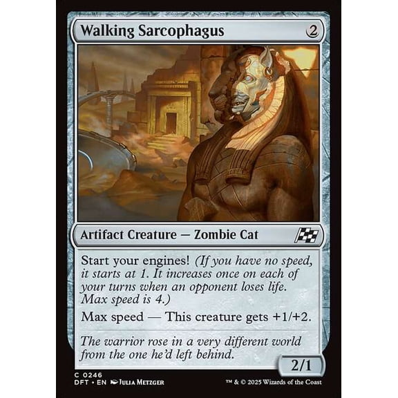 MtG Aetherdrift Common Walking Sarcophagus #246