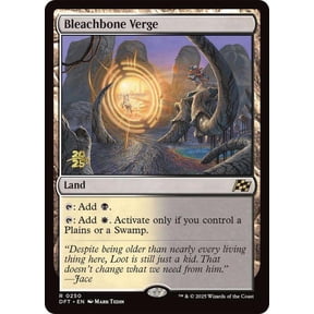 MtG Aetherdrift Rare Bleachbone Verge [Prerelease Foil] #250