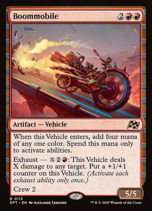 MtG Aetherdrift Rare Boommobile #113 - Walmart.com