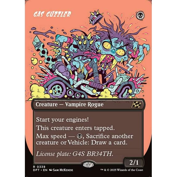 MtG Aetherdrift Rare Gas Guzzler (Rude Riders) #338