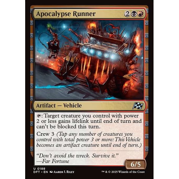 MtG Aetherdrift Uncommon Apocalypse Runner #188
