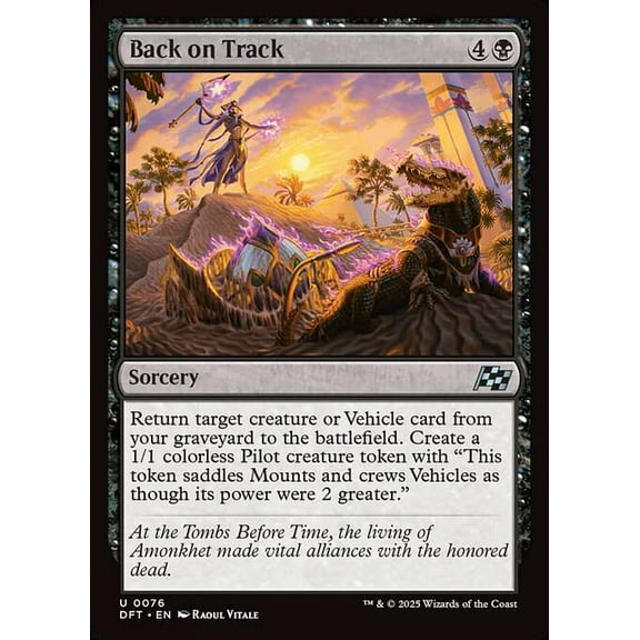 MtG Aetherdrift Uncommon Back on Track #76