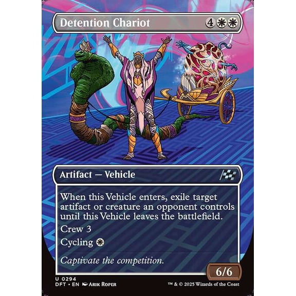 MtG Aetherdrift Uncommon Detention Chariot (Revved Up) #294