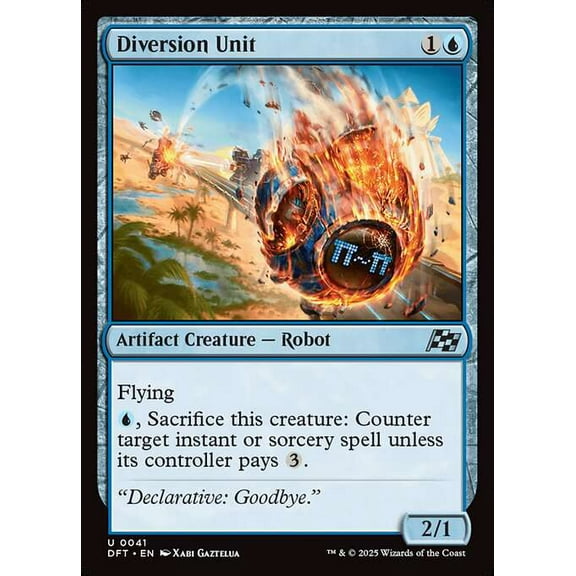 MtG Aetherdrift Uncommon Diversion Unit #41
