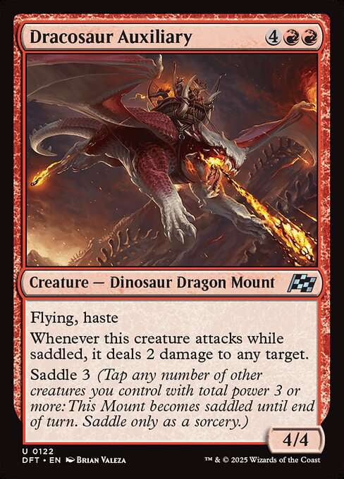 best aetherdrift cards mtg Commander Deck - Card Games - Collectible - TCG New MtG Aetherdrift Uncommon Dracosaur Auxiliary