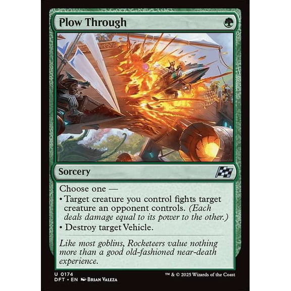 MtG Aetherdrift Uncommon Plow Through #174