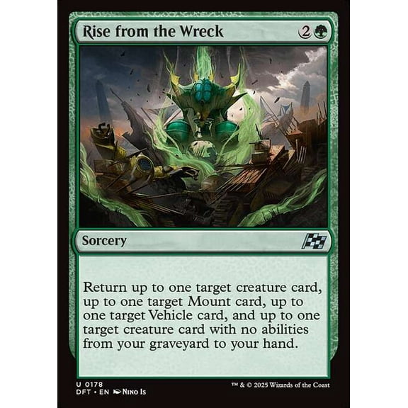 MtG Aetherdrift Uncommon Rise from the Wreck #178