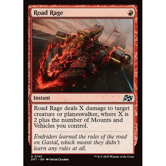 MtG Aetherdrift Uncommon Road Rage #145