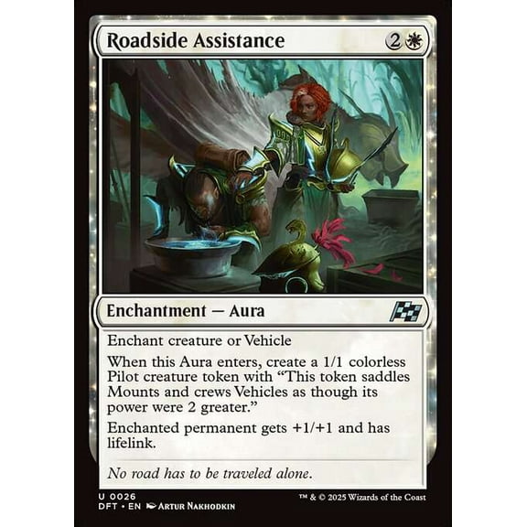 MtG Aetherdrift Uncommon Roadside Assistance #26