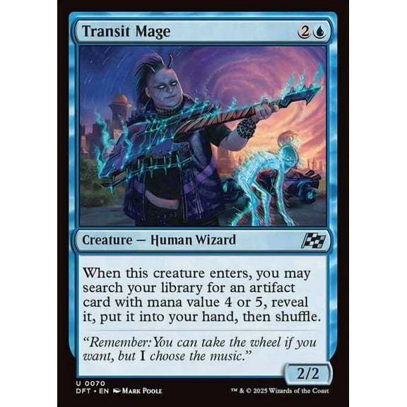 MtG Aetherdrift Uncommon Transit Mage #70