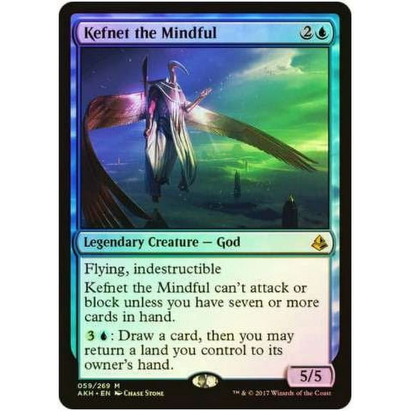 MtG Amonkhet Mythic Rare Kefnet the Mindful (FOIL) #59
