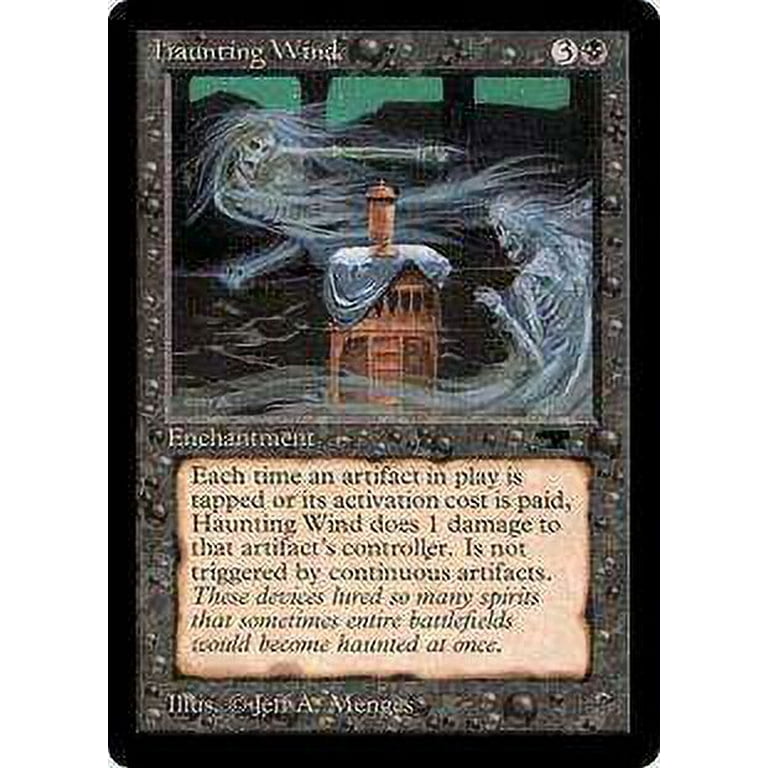 マジック：ザ・ギャザリング - MTG ATQ Haunting Wind 英語 1枚 MtG Antiquities Haunting Wind - Walmart.com