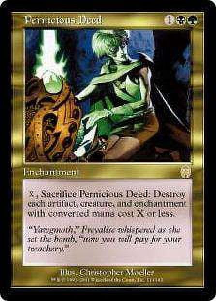 MtG Apocalypse Rare Pernicious Deed #114 - Walmart.com